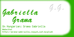 gabriella grama business card